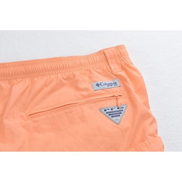 Columbia Backcast III Water Men's Short Size Orange Glow PFG UPF50 - Picture 10 of 12